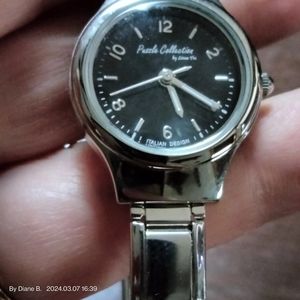 Silver Italian Puzzle Collection Watch
